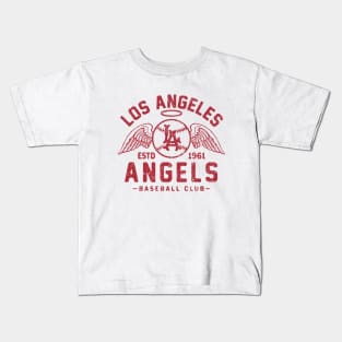 Los Angeles Angels by Buck Tee Kids T-Shirt